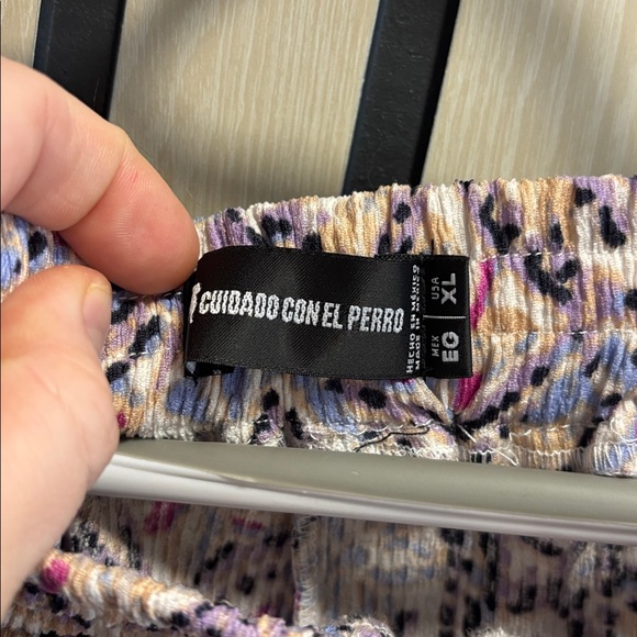 Stylish Multicolor Wide Leg Pants - Picture 3 of 5